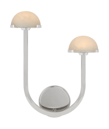 Pedra 15'' Asymmetrical Straight Wall Lamp - Nickel acheter en ligne