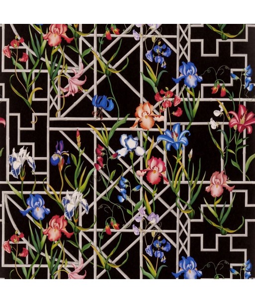 CL Fretwork Garden Jet Wallpaper sélection de produits