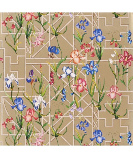 CL Fretwork Garden Gold Wallpaper En savoir plus