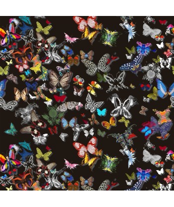 Butterfly Parade Soft Oscuro Fabric de pas cher