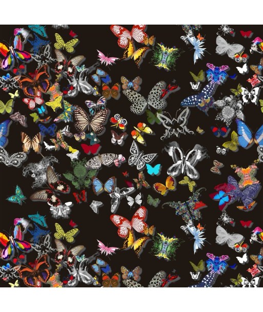 Butterfly Parade Soft Oscuro Fabric de pas cher