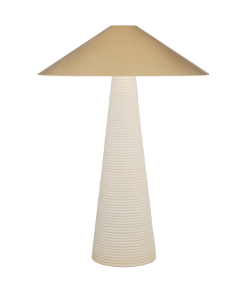 Miramar White Porcelain Lamp en stock