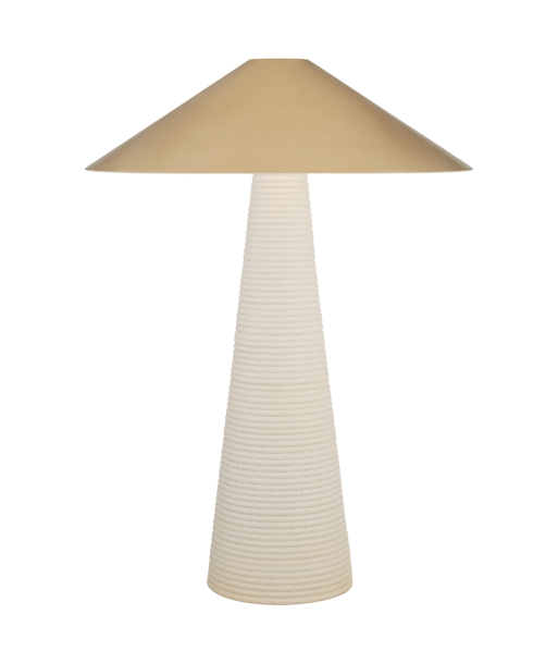 Miramar White Porcelain Lamp en stock