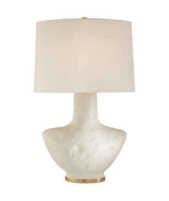 Armato Table Lamp Small model - White Ceramic and Linen Venez acheter