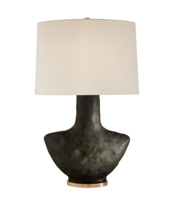 Armato Table Lamp Small Model - Black Ceramic and Linen 2023