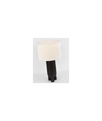 Metallic Black Chalon Lamp Livraison rapide