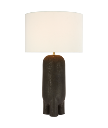 Metallic Black Chalon Lamp Livraison rapide