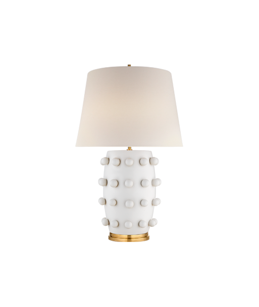 Linden Medium White Plaster Lamp 2024