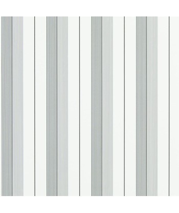 RL Aiden Stripe Wallpaper - Black / Gray Faites des économies