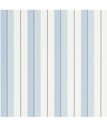 RL Aiden Stripe Wallpaper - Blue/white Vous souhaitez 