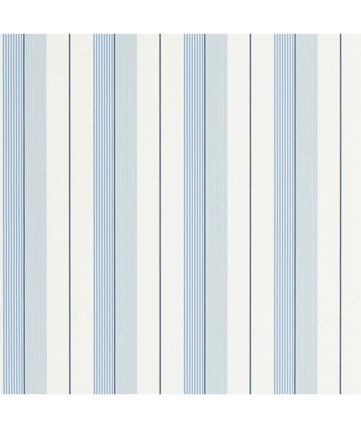 RL Aiden Stripe Wallpaper - Blue/white Vous souhaitez 