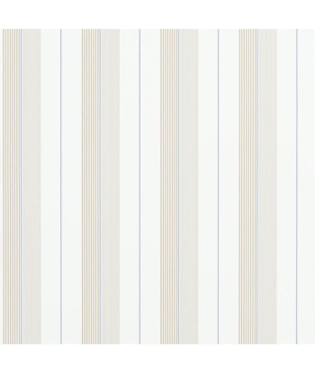 RL Aiden Stripe Wallpaper - Natural / Blue shop