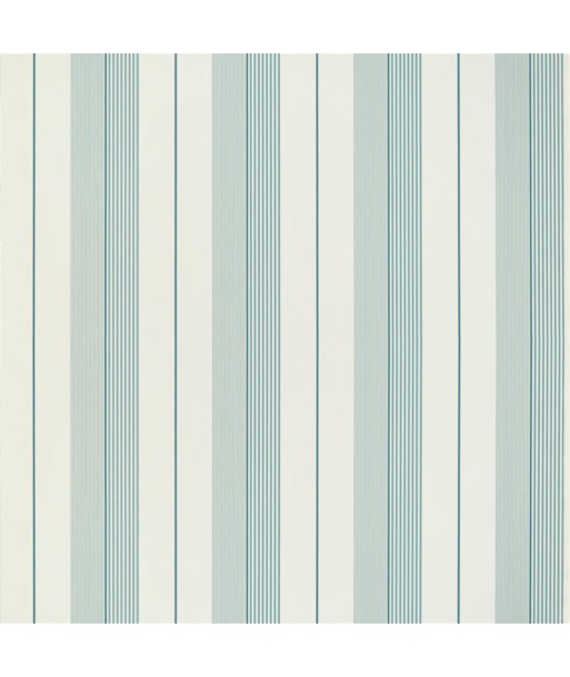 RL Aiden Stripe Teal Blue Wallpaper online