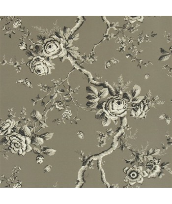 RL Ashfield Floral Wallpaper - Gun Metal vente chaude votre 