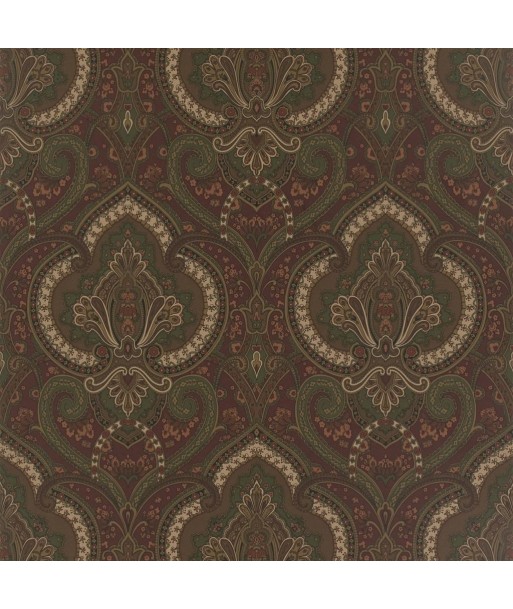 RL Castlehead Paisley Wallpaper - Chestnut livraison gratuite