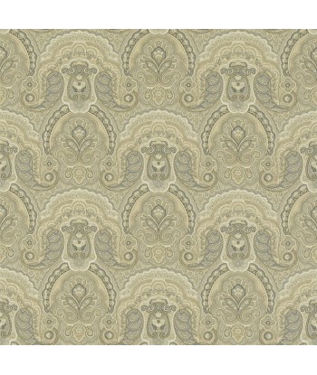 RL Crayford Paisley Wallpaper - Stone Amélioration de cerveau avec