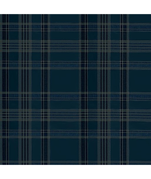 RL Deerpath Trail Plaid Indigo Wallpaper Venez acheter