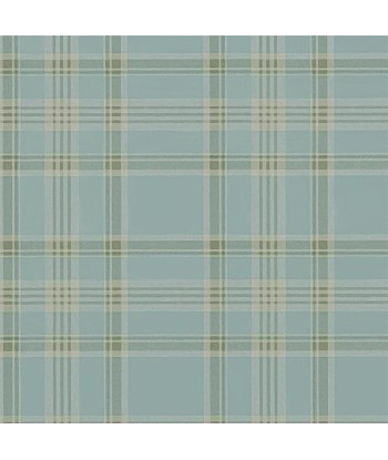 RL Wallpaper Deerpath Trail Plaid Mist de votre