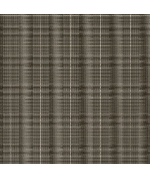 RL Egarton Plaid Wallpaper - Gunmetal Black outlet