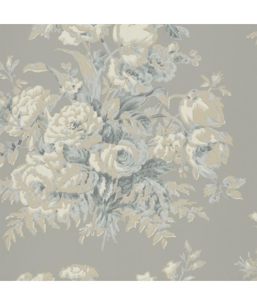 RL Francoise Bouquet Wallpaper - Slate Véritable concentré