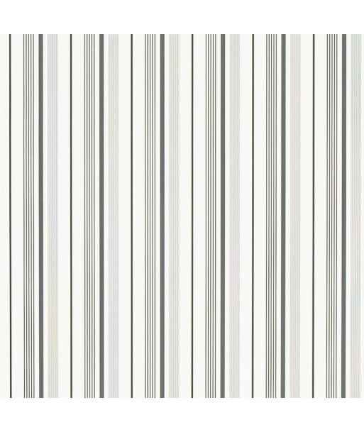 RL Gable Stripe Wallpaper - Jet français