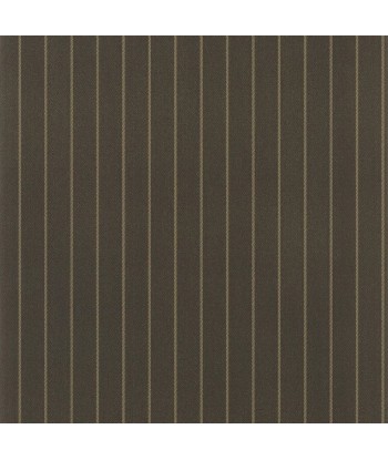 RL Langford Chalk Stripe Chocolate Wallpaper à prix réduit toute l'année