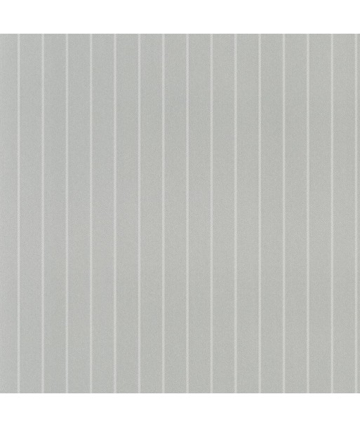 RL Langford Chalk Stripe Light Gray Wallpaper une grave pollution 