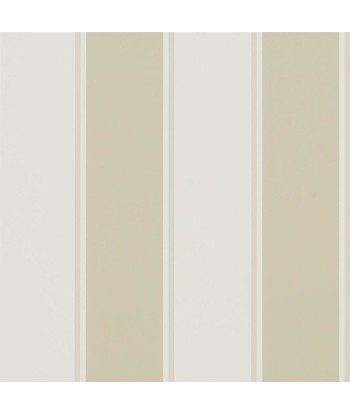 RL Mapleton Stripe Wallpaper - Stone hantent personnes