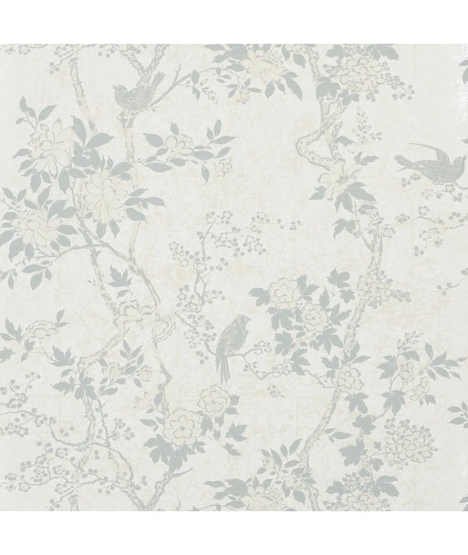 RL Marlowe Floral Wallpaper - Dove hantent personnes