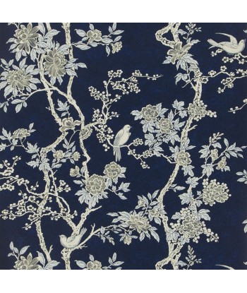 RL Marlowe Floral Wallpaper - Prussian Blue JUSQU'A -70%! 