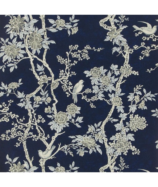 RL Marlowe Floral Wallpaper - Prussian Blue JUSQU'A -70%! 