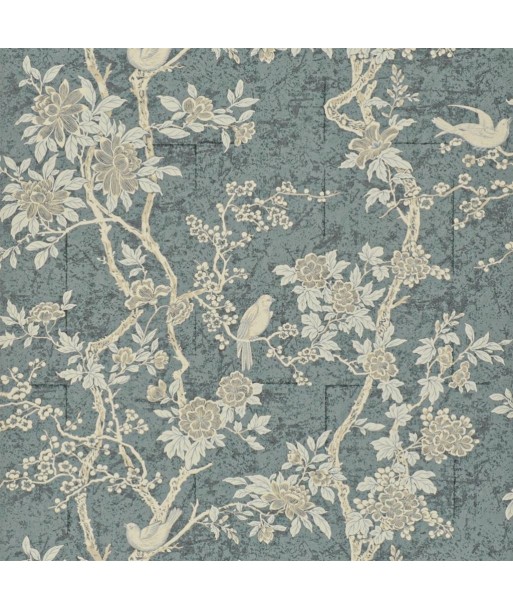 RL Marlowe Floral Wallpaper - Slate Voir les baskets