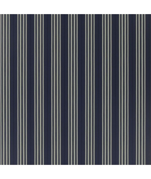 RL Palatine Stripe Wallpaper - Midnight store