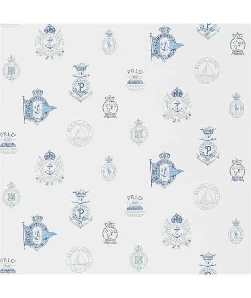 RL Rowthorne Crest Wallpaper - Navy de la marque