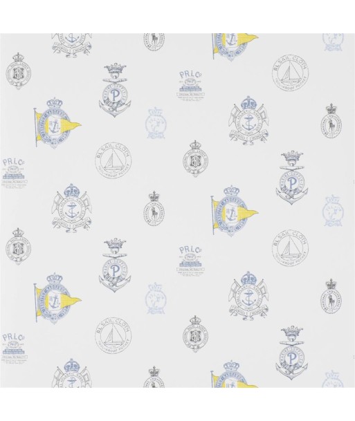 RL Rowthorne Crest Wallpaper - Top Brass Paris Déstockage Promo