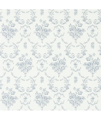 RL Saratoga Toile Wallpaper - Iris shop