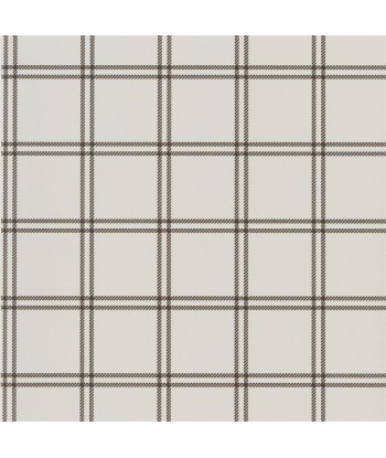 RL Shipley Windowpane Chocolate Wallpaper de France