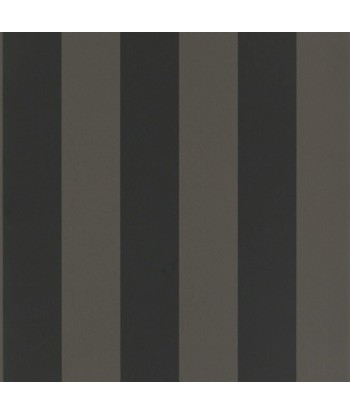 RL Spalding Stripe Wallpaper - Black / Black Economisez 