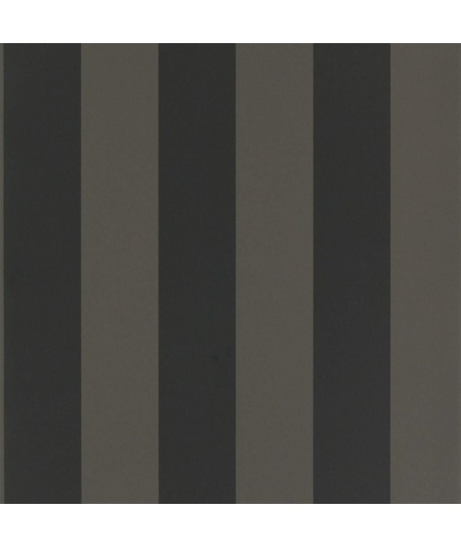 RL Spalding Stripe Wallpaper - Black / Black Economisez 