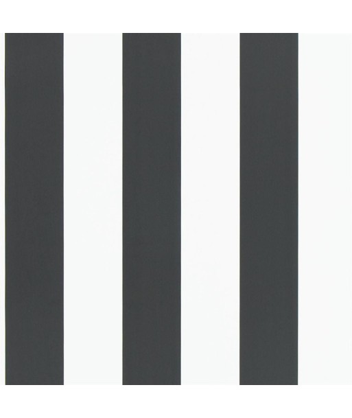 RL Spalding Stripe Wallpaper - Black / White offre 