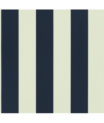 RL Spalding Stripe Wallpaper - Navy outlet