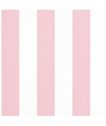 RL Spalding Stripe Wallpaper - Pink / White pas cher 