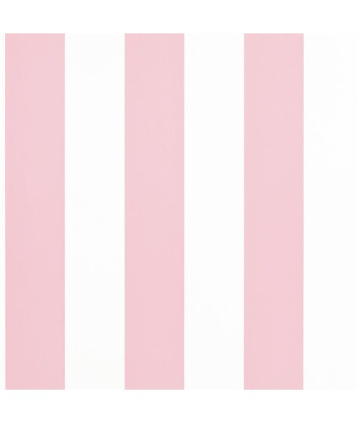 RL Spalding Stripe Wallpaper - Pink / White pas cher 