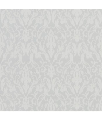 RL Speakeasy Damask Light Gray Wallpaper solde