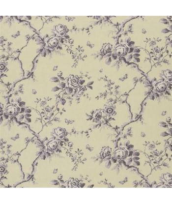 RL Ashfield Floral Voile Fabric - Vintage Purple Les magasins à Paris