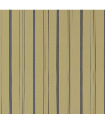 RL Averill Ticking Stripe Fabric - Denim du meilleur 