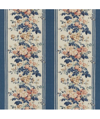 Fabric RL Bramhall Garden Indigo pas cher 