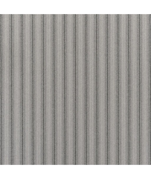 RL City Road Stripe Fabric - Charcoal Economisez 