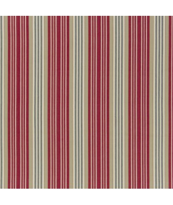 RL Claremont Ticking Fabric - Red/blue Economisez 