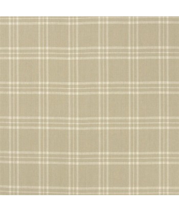 RL Cross Wind Plaid fabric - Cream/linen la chaussure